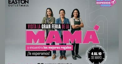 Feria del Día de la Madre en Easton Outlet Mall Santiago
