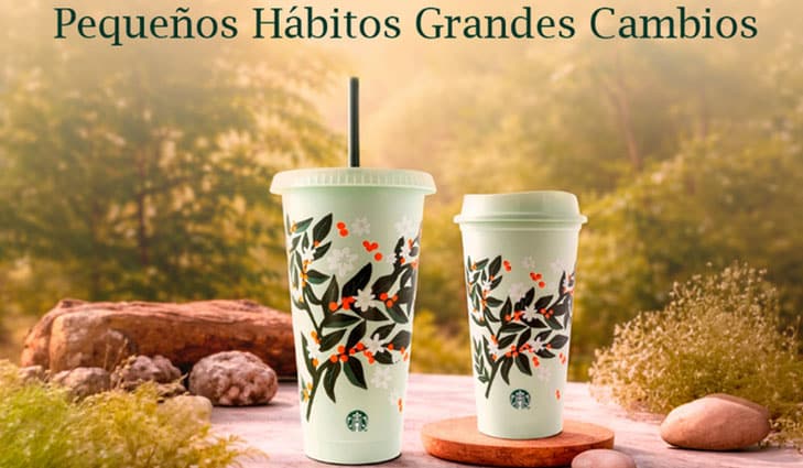 Starbucks Chile regala vasos reutilizables por el Día de la Tierra