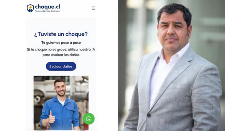 Choque.cl IA daños choque auto Chile