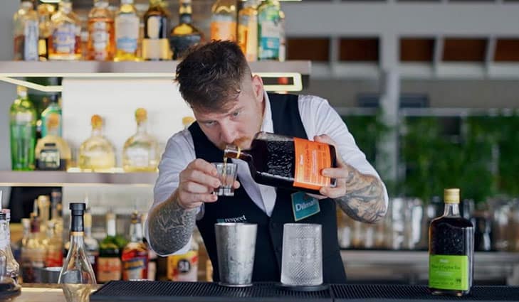 té en mixología coctelería