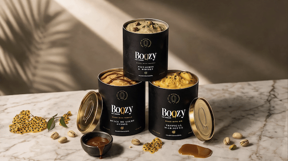 helado con alcohol premium Chile Boozy Ice Cream